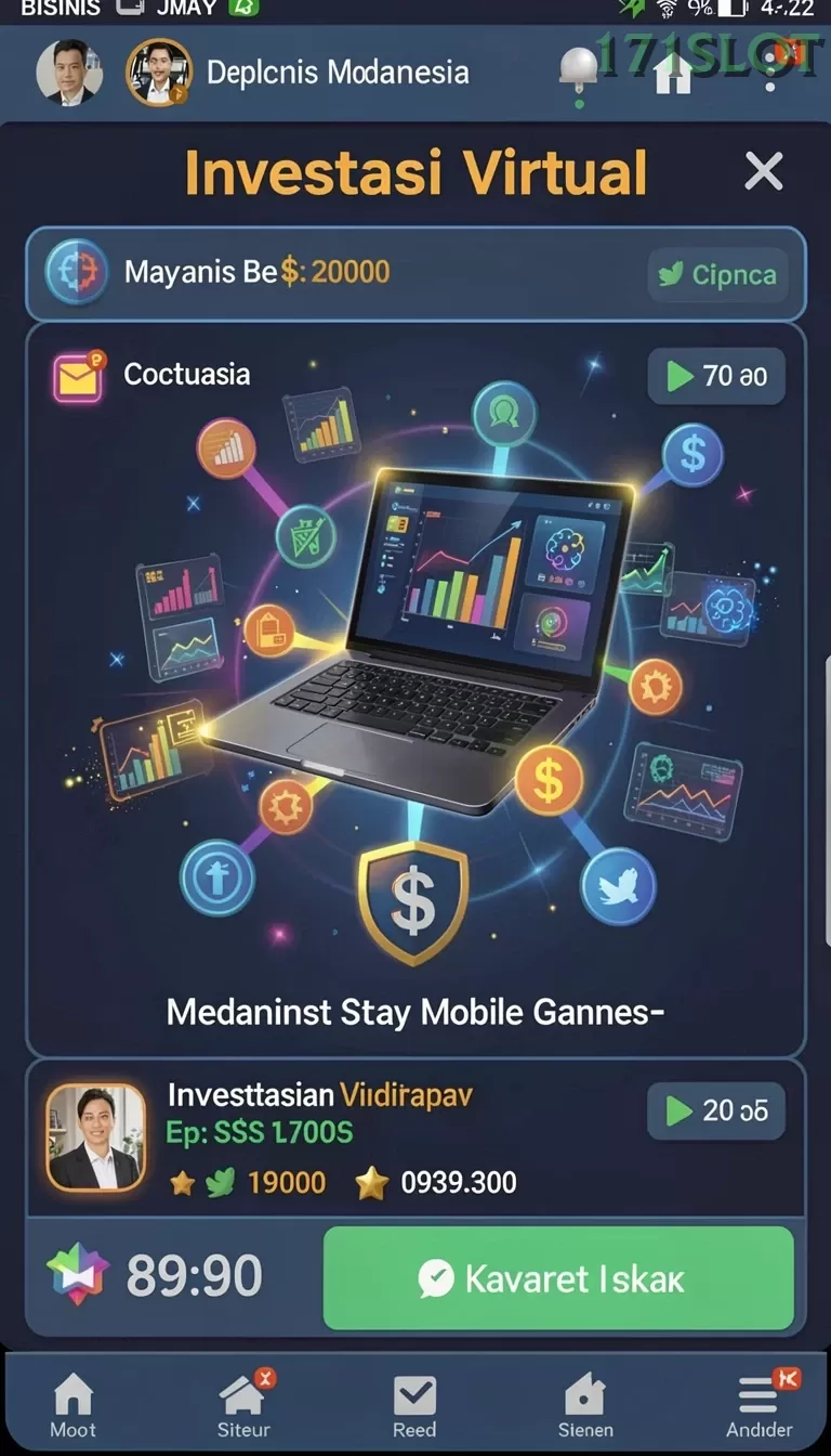Cuplikan layar DI1 — menu navigasi